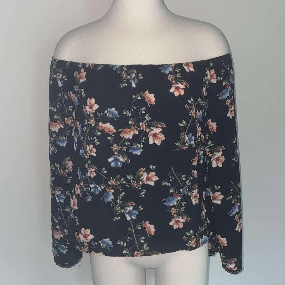 Off the shoulder floral top